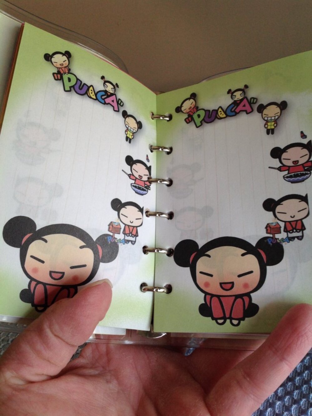 Vintage Y2K 2002 Pucca Calendar Notes Address Book Mini Wallet Planner Case - Picture 8 of 14